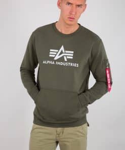 Alpha Olive Industries Sweater Buy Store Scandinavian - Logo 3D Dark Fashion