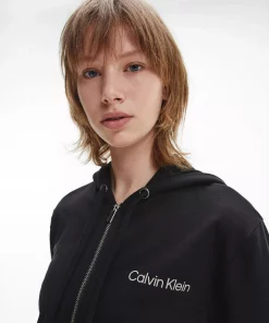 Calvin Klein Lounge Zip Up Hoodie Black