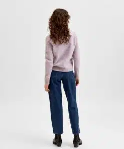 Selected Femme Sia Knit Chalk Pink