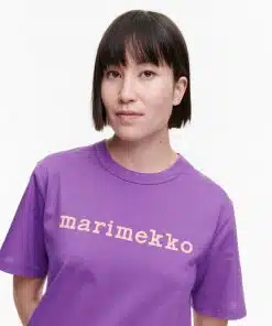 Marimekko Kapina Logo T-shirt Lilac