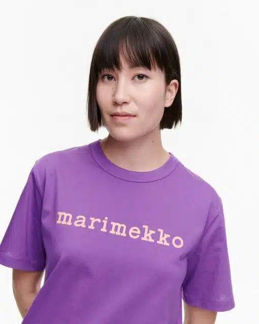 Marimekko Kapina Logo T-shirt Lilac