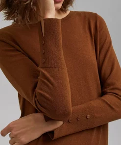 Esprit Knitted Dress Toffee