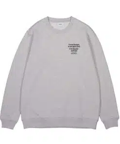 Makia Unisex Moshpit Sweatshirt Light Grey