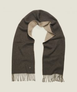 Morris Stockholm Double Face Scarf Brown