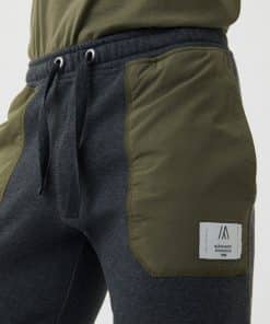 Borg Logo Pants - Light Grey Melange