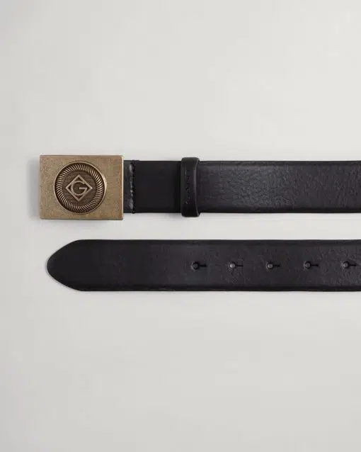 Gant Crest Belt Black