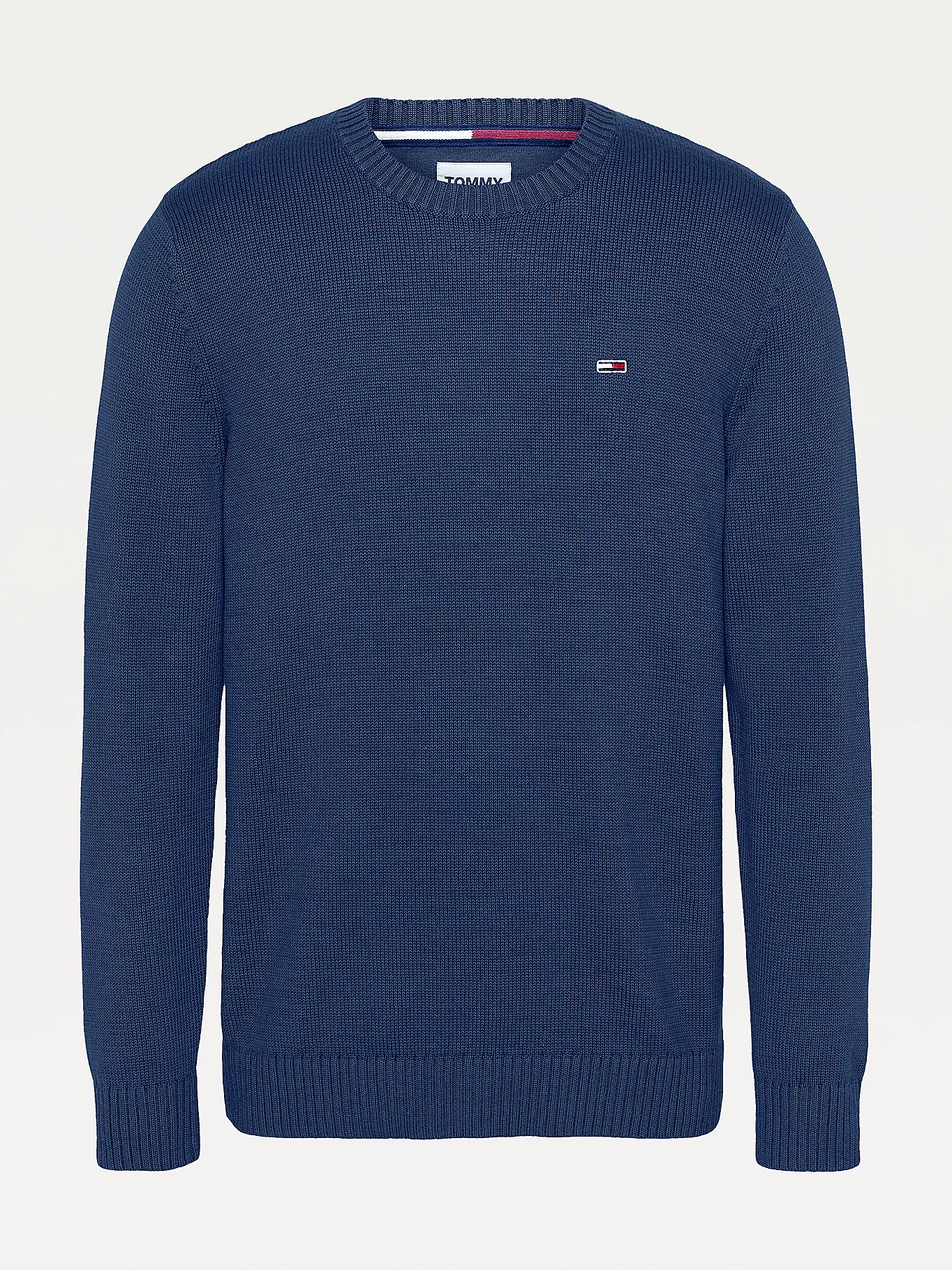 Buy Tommy Jeans Essential Crew Navy Fashion Scandinavian - Twilight Store Neck