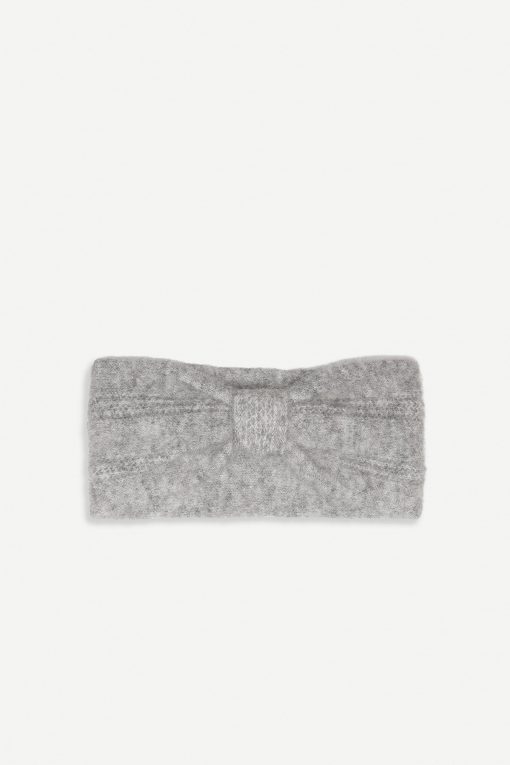 Buy Samsoe & Samsoe Nor Headband Grey Melange - Scandinavian Fashion Store