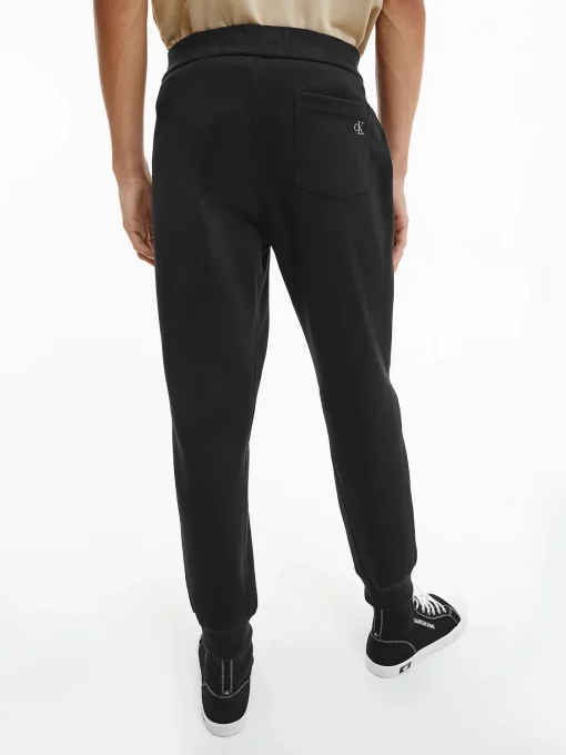 Calvin Klein Organic Cotton Logo Sweatpants Black