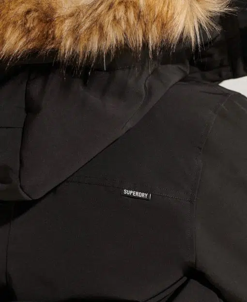 Superdry Code Everest Parka Coat Black