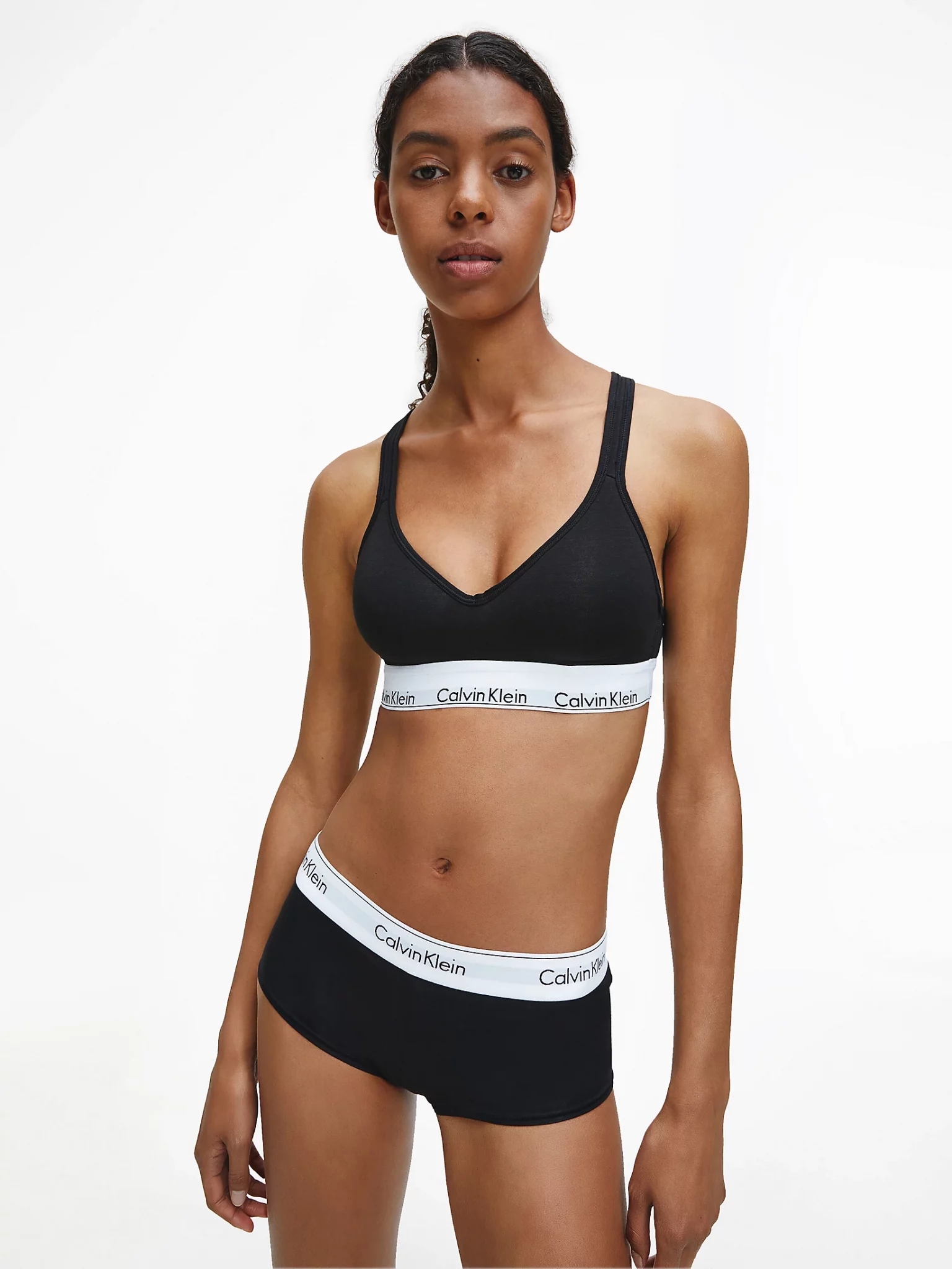 Calvin Klein Girl's 2 Pack Hipster Panties - Modern Cotton, Black  (WHITE/BLACK 908), 152 cm-164 cm (Size of : 12-14) : : Fashion