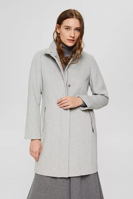 Esprit Coat Light Grey