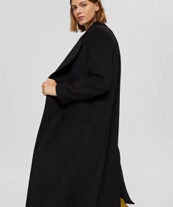 Buy Esprit Wool Blend Coat Black - Scandinavian Fashion Store