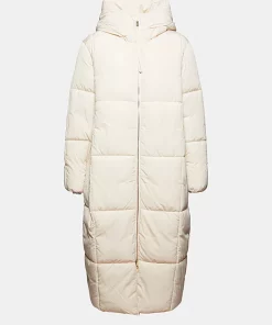Esprit Long Quilted Coat Ice