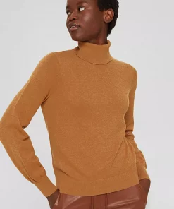 Esprit Polo Sweater Caramel