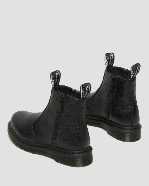 Dr. Martens 2976 Chelsea Boots With Zip Black Milled Nappa