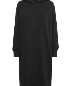 Part Two Luana Hoodie Dress Black