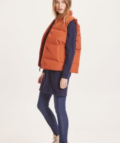 cotton puffer vest