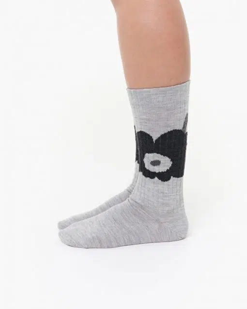 Marimekko Kuusi Unikko Placement Socks Grey