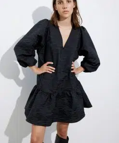 Envii Enblanc 3/4 Dress Black