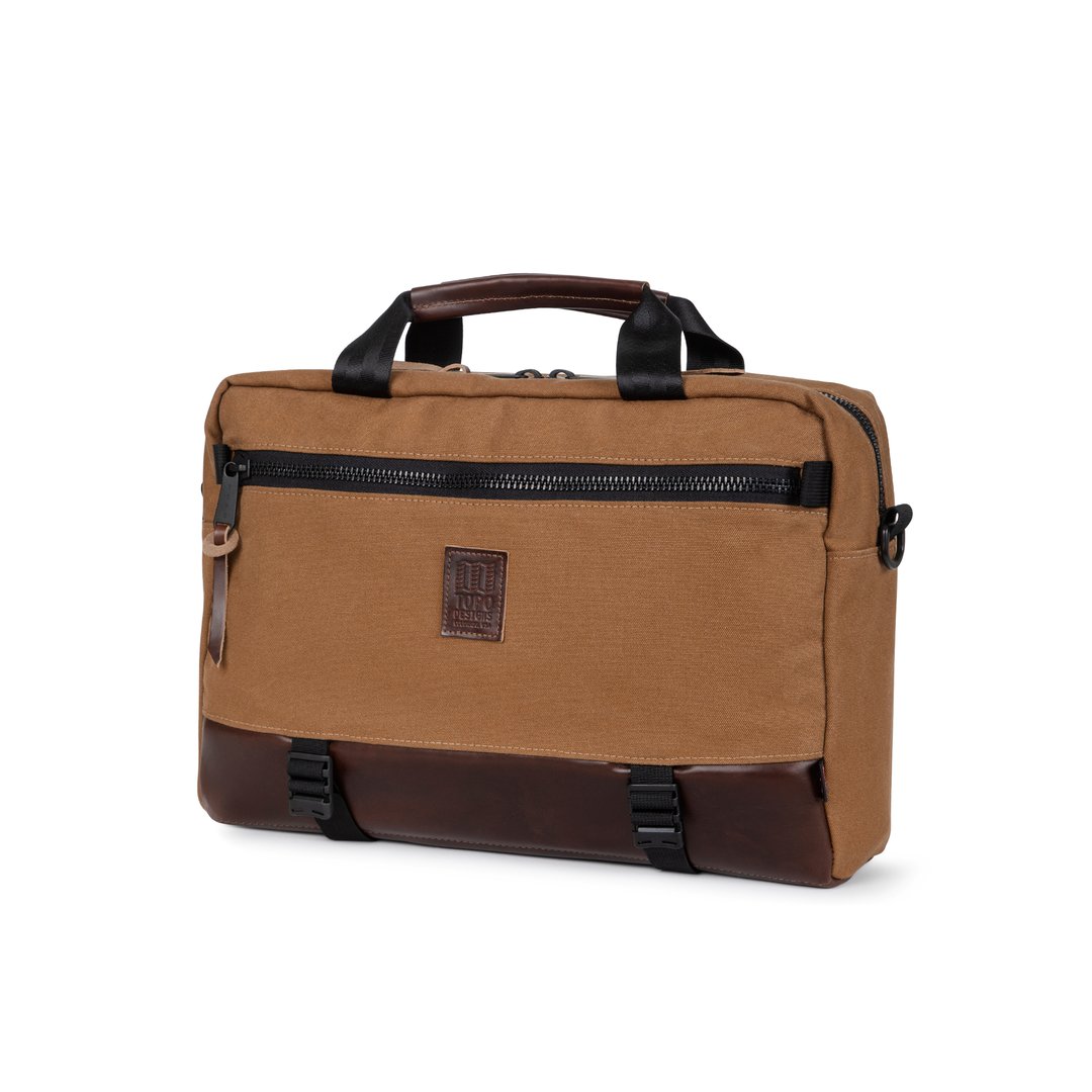 Buy Topo Designs Commuter Briefcase Heritage Canvas Dark Khaki 