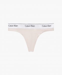 Calvin Klein Modern Cotton Thong Buff Beige