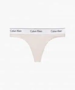 Calvin Klein Modern Cotton Thong Buff Beige