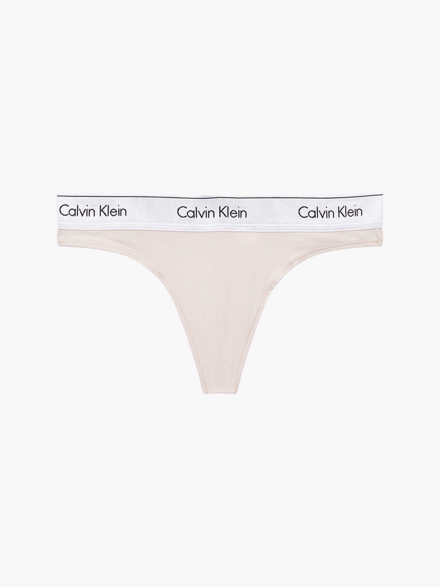 Buy Calvin Klein Modern Cotton Thong Buff Beige - Scandinavian Fashion Store
