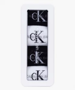 Calvin Klein 4-Pack Logo Socks Black/White