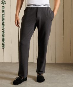 Superdry Organic Cotton Loopback PJ Pants Charcoal Marl
