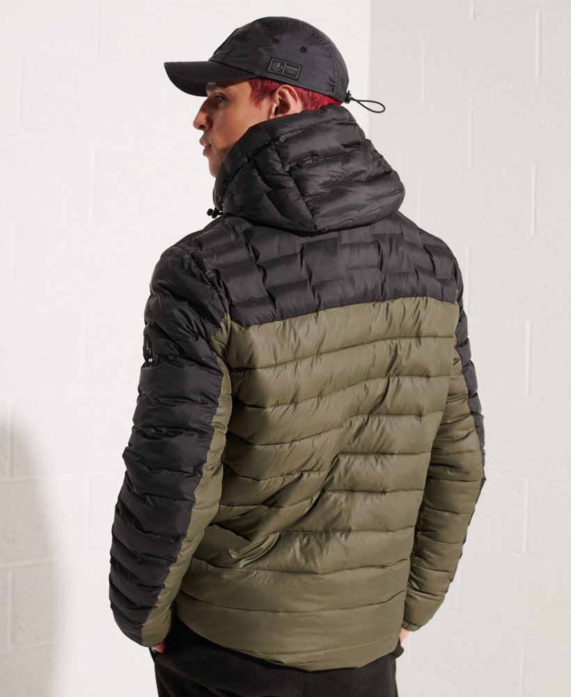 Down radar mix quilted clearance jacket