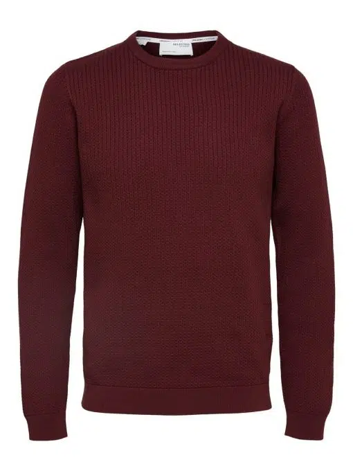Selected Homme Cast Knit Pullover Port Royale