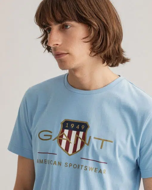 Gant Archive Shield T-shirt Capri Blue