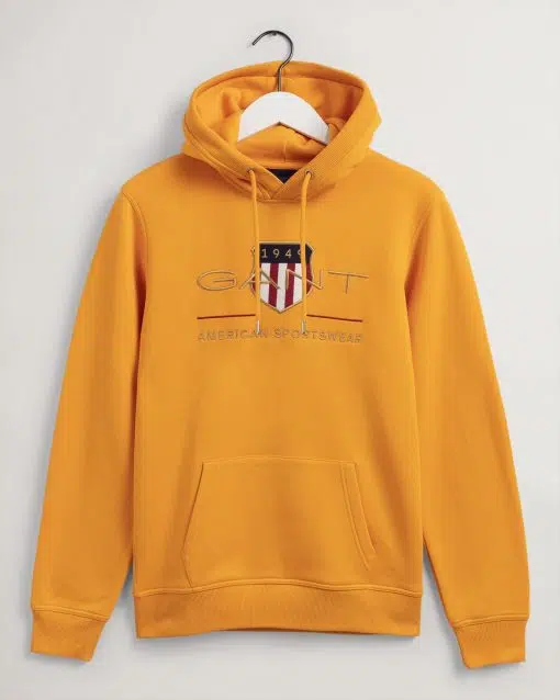 Gant Archive Shield Hoodie Medal Yellow