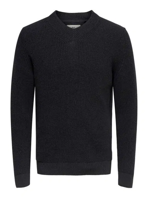 Only & Sons Life Knitted Sweater Black