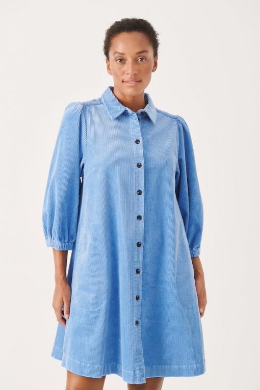 Buy Part Two Eleina Dress Della Robbia Blue - Scandinavian Fashion Store