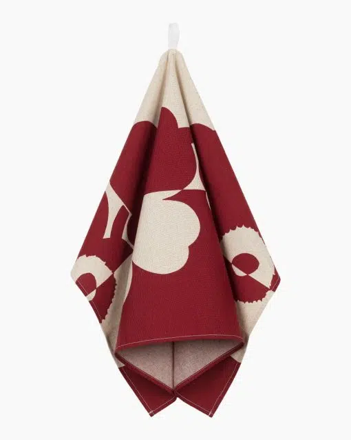 Marimekko Suur Unikko Kitchen Towel 47x70cm Red