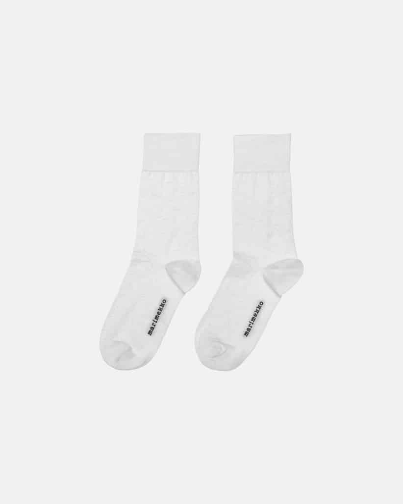 Buy Marimekko Henki Unikko Socks White - Scandinavian Fashion Store