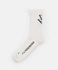 J.Lindeberg JL Strike Sock Whisper White
