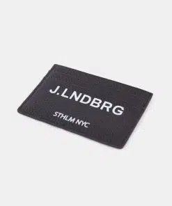 J.Lindeberg Logo Card Holder Black