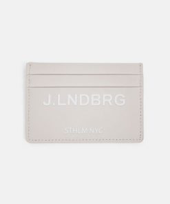 J.Lindeberg Logo Card Holder Whisper White