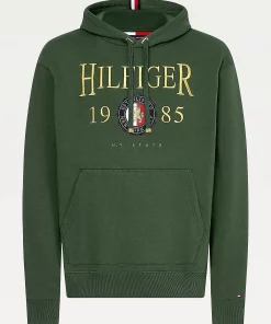 Tommy Hilfiger Icon Crest Hoodie National Forest