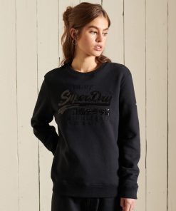 superdry black sweater