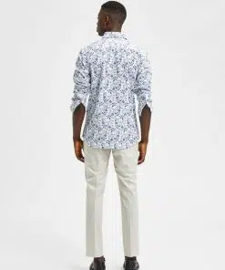 Selected Homme Button Up Shirt Bright White