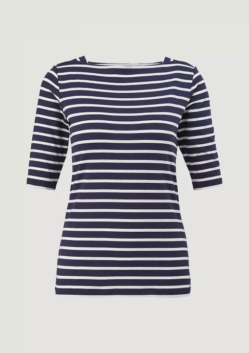 Comma, Striped T-shirt Navy