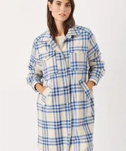 Part Two Kirstens Jacket Dutch Blue Check
