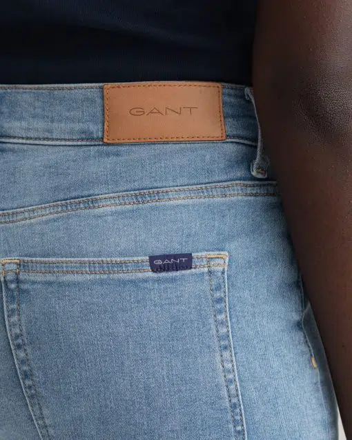Gant Woman Nella Travel Indigo Jeans Semi Light Blue Vintage