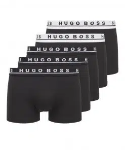 Hugo Boss 5-Pack Logo Boxers Black