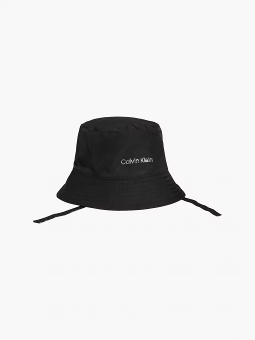 Calvin Klein Branding Bucket Hat Black Mono Mix