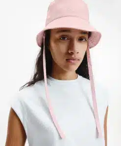 Calvin Klein Branding Bucket Hat Spring Rose Mono Mix